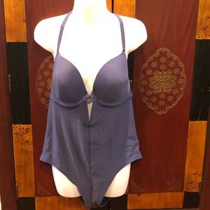 NWT Adore Me Women’s One Piece Swimsuit Crown Blue Size 40C